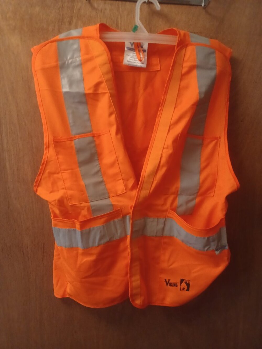Viking Flme Resist Vest Class 2 L/XL Orange 6136FR